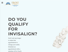 Tablet Screenshot of drfrost.com